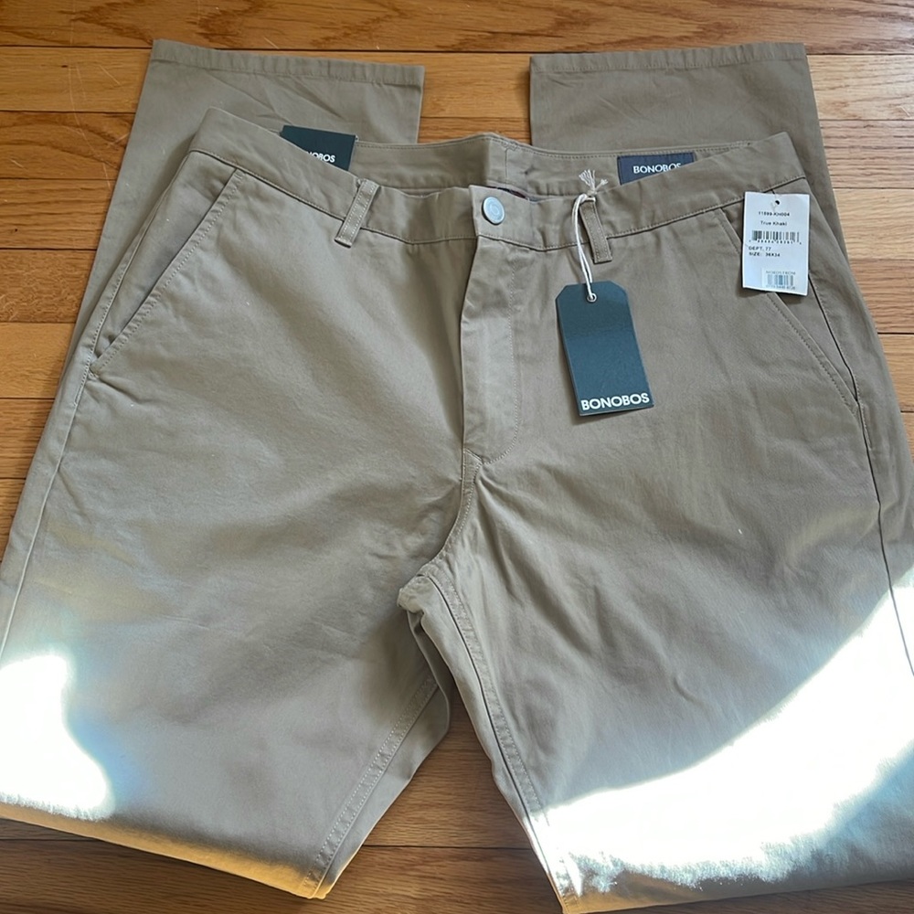 NWT Bonobos True Khaki